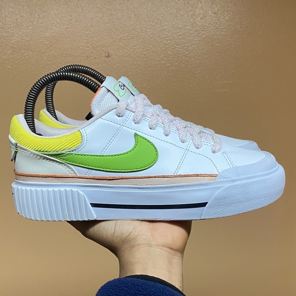 Nike Court Legacy Lift Women’s Casual Sneakers “Feel Love” Size 7  FD0872-100